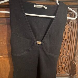 Abercrombie & Fitch Black Knit Top